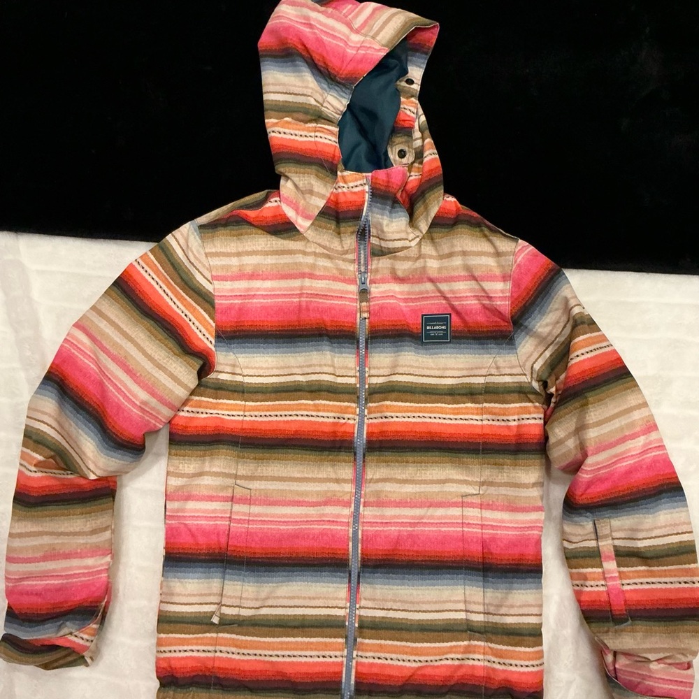 Billabong Multicolor Sula Vertical Drop Snow Jacket Youth Large 12Y
